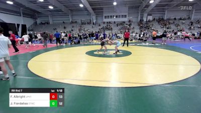 100 lbs Rr Rnd 7 - Frank Albright, Upstate Uprising vs Jake Fiordaliso, Shore Thing Sand