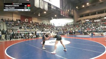 6A 144 lbs Quarterfinal - Will Palmer, Central vs Dimarcus Zamora, Heritage
