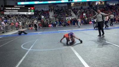 60 lbs Champ. Round 1 - Paityn Combs, Piper vs Ryken Stephens, Abilene