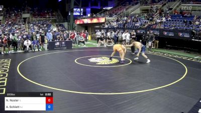 220 lbs 5th Place - Nick Nosler, Illinois vs Aidan Schlett, New Jersey