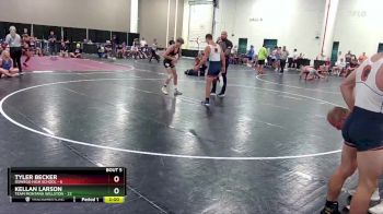 138 lbs Round 1 (10 Team) - Kellan Larson, Team Montana Willston vs Tyler Becker, Oswego High School