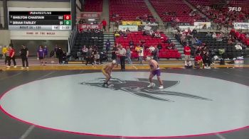 125 lbs Champ. Round 1 - Shelton Chastain, Ozarks vs Brian Farley, Quincy