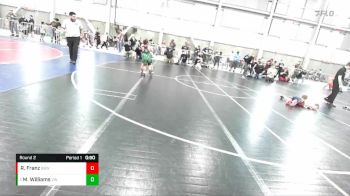 87-99 lbs Round 2 - Marshall Williams, Viper WC vs Ridge Franz, Basement Boys WC