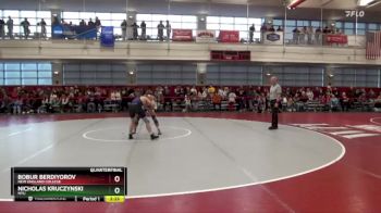 141 lbs Quarterfinal - Bobur Berdiyorov, New England College vs Nicholas Kruczynski, NYU