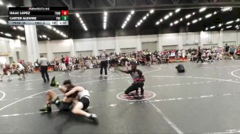 138 lbs Round 1 (4 Team) - Isaac Lopez, Top Rank Hawks Wrestling vs Carter Alewine, Fuller Wrestling Center