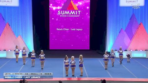 Rebelz Cheer - Lady Legacy [2026 L4 Senior - D2 - Small - B Semis] 2026 The D2 Summit