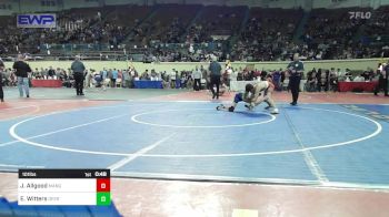 101 lbs Consi Of 16 #1 - Jonathan Allgood, Mangum Wrestling vs Easton Witters, Deer Creek