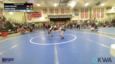 49 lbs 3rd Place - Aidan Garland, Berryhill Wrestling Club vs Roman HIcks, Raw Wrestling Club