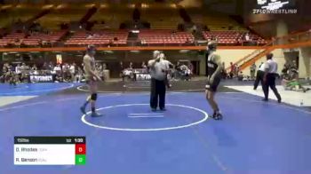 152 lbs Semifinal - Drake Rhodes, Team Champs vs Riley Benson, Black Hills Academy