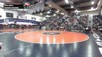 115 lbs Champ. Round 2 - Samantha Martinez, Sultana vs Sofia Ardila, Chaparral