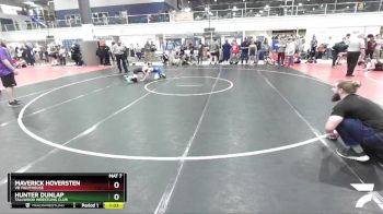 97 lbs Cons. Round 2 - Maverick Hoversten, VB Fighthouse vs Hunter Dunlap, Tallwood Wrestling Club