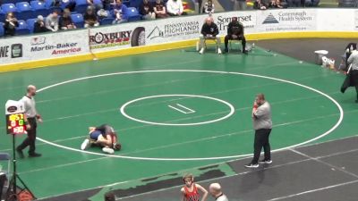 96 lbs Quarterfinal - Braden Boardman, Shippensburg vs Alyis Brown, Wissahickon