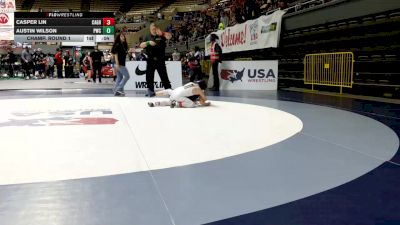 Intermediate Boys - 71 lbs Champ. Round 1 - Casper Lin, California Grapplers vs Austin Wilson, Petaluma Wrestling Club