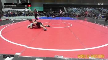 110 lbs Consi Of 8 #2 - David Martinez, Hillcrest Wrestling vs Sal Bellia, Cmg Wrestling Academy