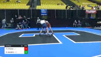 145 lbs 3rd Place - Eyan Chavez, Unattached 130 vs Gabe Sanders, Unattached 60