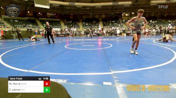 100 lbs Semifinal - Mason Parria, Holy Cross High School vs Easton Pierce, Standfast