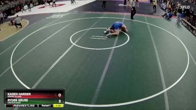 Quarterfinal - Kaden Harder, Grand Island vs Ryder Kruse, Lincoln East