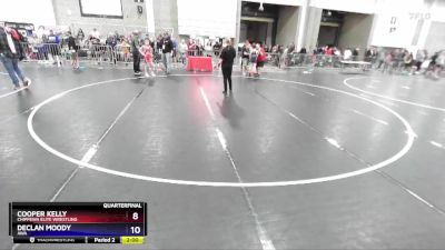 78 lbs Quarterfinal - Cooper Kelly, Chippewa Elite Wrestling vs Declan Moody, AWA