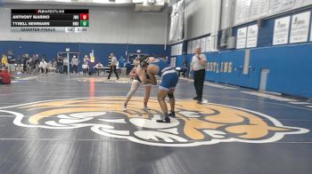 174 lbs Quarterfinal - Anthony Marino, Johnson & Wales vs Tyrell Newmann, Roger Williams