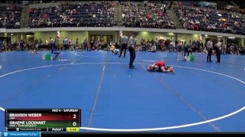 70 lbs Quarterfinal - Bransen Weber, LAW vs Graeme Lockhart, CIWC / Team Intensity