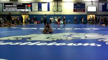Girls 100 lbs 3rd Place Match - Ava Dickerson, Picayune High School vs Madelyn Trinh, D`Iberville High School