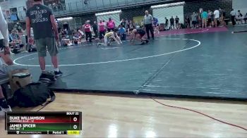 126 lbs Round 5 (10 Team) - James Spicer, Pace WC vs Duke Williamson, Assassins Blue