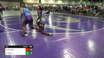 125 lbs Round 4 (8 Team) - Veronica Gonzalez, Griffin Fang vs Jaydyn Madry, Indiana Smackdown