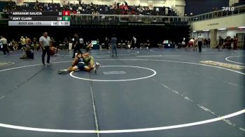 174 lbs 3rd Place Match - Abraham Galicia, Cerritos College vs Joey Clark, Lemoore College