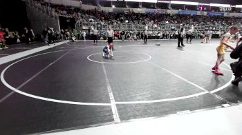 58 lbs Round Of 16 - Fionna McEntire, Titans WC vs London Houk, Carrollton Youth WC
