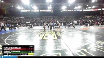 113 lbs Champ. Round 1 - Carlos Cervantes, Hermiston HS vs Nathan Gugelman II, American Falls