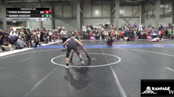 105 lbs Champ. Round 1 - Gunner Hamilton, Greater Heights vs Kyron Schneider, Wamego