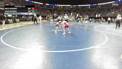 65 lbs Consy Pigtails - Milo Albright, West Branch vs Ilyar Islamov, Baldwin