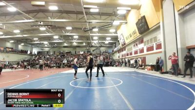 157 lbs Cons. Round 5 - Jacob Spatola, Desert Ridge High School vs Dennis Bernt, Poston Butte