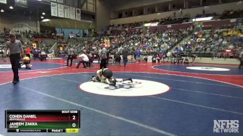 6A 144 lbs Semifinal - Cohen Daniel, Bentonville vs Jaheem Zakka, Bryant