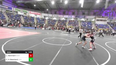 105 lbs Round Of 16 - Lincoln Hemmert, Gunnison Middle School vs Conner Horn-Beanland, Dove Creek Bulldogs