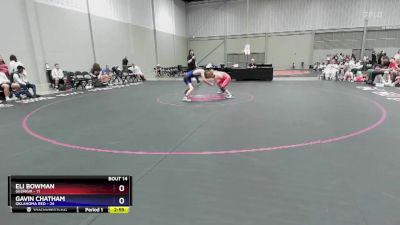 100 lbs Placement Matches (8 Team) - Eli Bowman, Georgia vs Gavin Chatham, Oklahoma Red