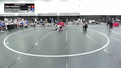 144 lbs Timmy Fitzgerald, Team Texas vs Madden Sandoval, Team Oregon