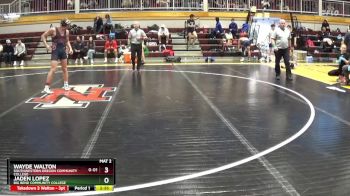 165 lbs Cons. Semi - Jaden Lopez, Big Bend Community College vs Wayde Walton, Southwestern Oregon Community College