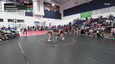 120 lbs Quarterfinal - Aaliyah Nunez, Unattached vs Austin Desai, Burbank