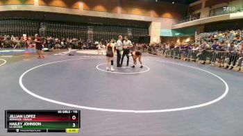 125 lbs Cons. Round 2 - Grace Cory, Culver vs Juliana Garcia, Lincoln (Stockton)