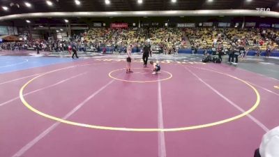 82 lbs Champ. Round 1 - Emma Frickel, Stillwater Wrestling Club vs Paisley Spencer, Sioux Central Wrestling Club