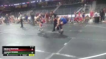 W 127 lbs Round 3 (4 Team) - Hannah Rogers, Iowa vs Nicole Redmond, Kansas