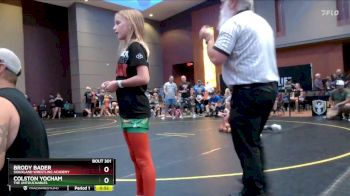 65 lbs Champ. Round 1 - Brody Bader, Siouxland Wrestling Academy vs Colston Yocham, The Untouchables