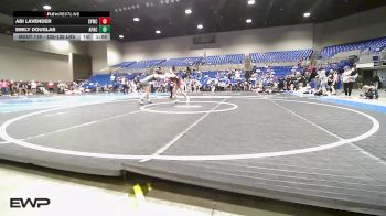 125-135 lbs Quarterfinal - Abi Lavender, Searcy Youth Wrestling Club vs Emily Douglas, Apache Wrestling Club