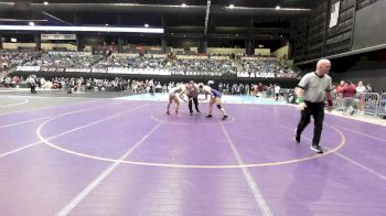 135 lbs 5th Place Match - Ella Perkins, Arkansas City HS vs Leah Marovec, De Soto HS