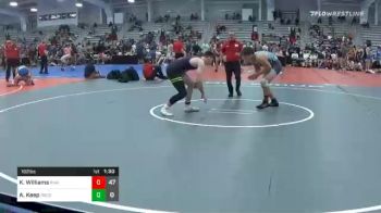 182 lbs Prelims - Kage Williams, Roundtree Wrestling Academy Black vs Abe Keep, Ragin Raisins Concord