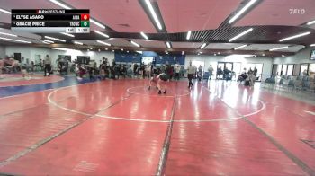 130 lbs Round 1 - Elyse Asaro, All In Wrestling Academy vs Gracie Price, Thunder Ridge Outlaws Wrestling Club