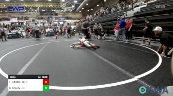 55 lbs Consolation - Ezra BARCELO, Elgin Wrestling vs Ashton Spivey, Lions Wrestling Academy