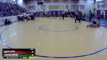 106 lbs Cons. Round 7 - Connor Barnes, Oakleaf Wrestling Club vs Lucas Layne, NBWA