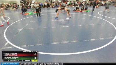 113 lbs Cons. Round 4 - Cole Anselmi, Izzy Style Wrestling vs Rowan Berndt, DC Elite Wrestling